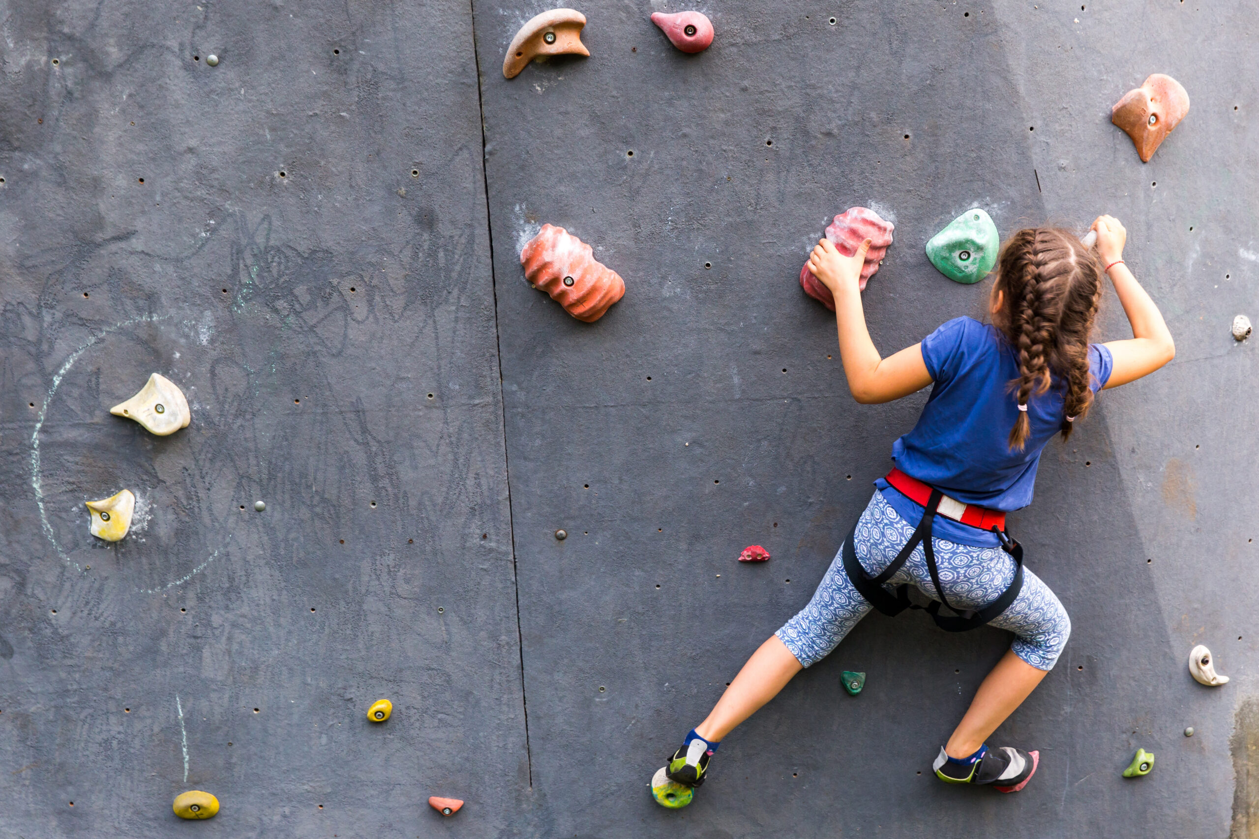 Kids Rock Climbing Lesson with Coach Rosa NYC