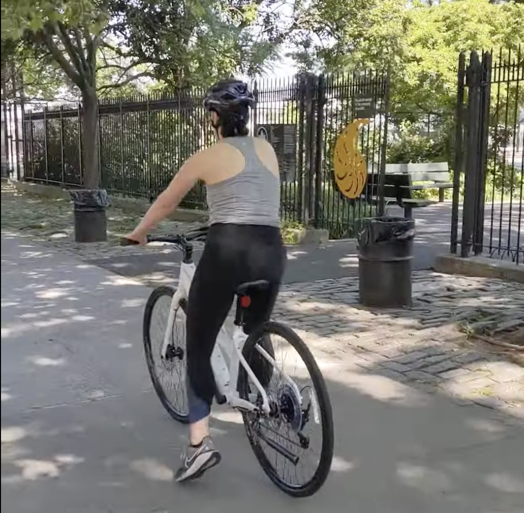 Adult Bike Lesson with Coach Rosa NYC Adult Bike Riding Lesson for Coach Rosa in Staten Island